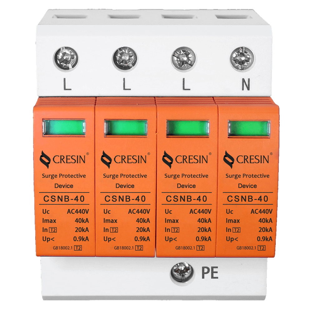 常用交流配電系統(tǒng)(AC230/400V)CSNB-40浪涌保護(hù)器