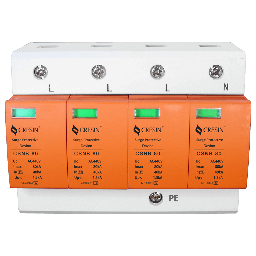 常用交流配電系統(tǒng)(AC230/400V)CSNB-80浪涌保護(hù)器